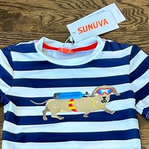 Boys Sunuva Rash Guard Sausage Dog Shirt